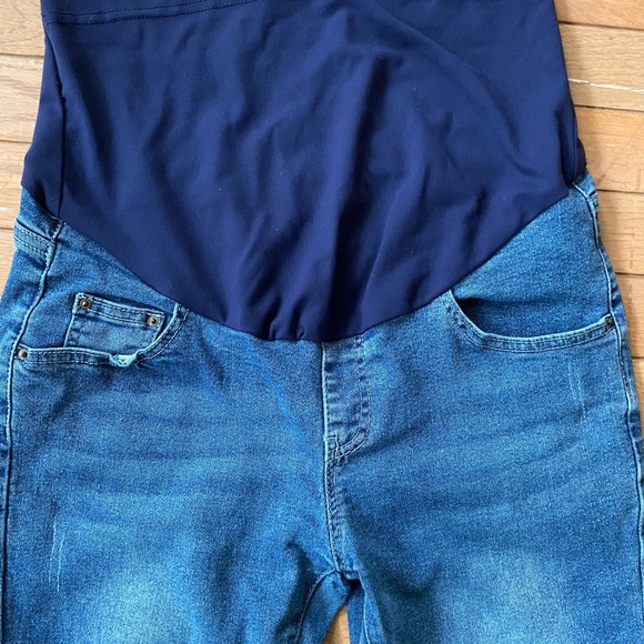 PACBREEZE Women's Maternity Jeans Over Belly Skinny Stretchy jeans - Picture 5 of 16